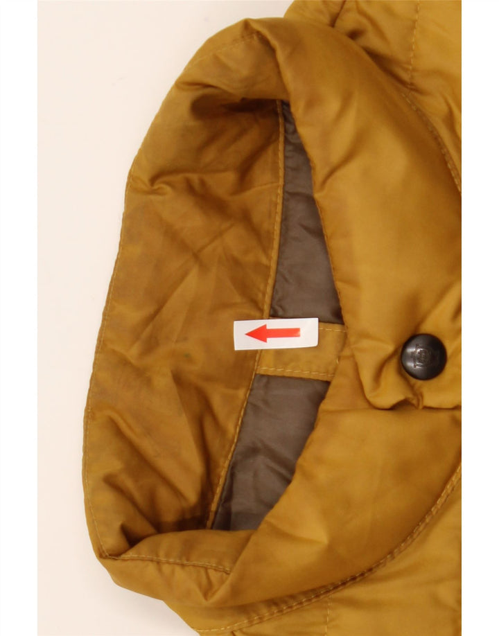 Męska wyściełana kamizelka Massimo Dutti UK 36, mała, żółta, poliester
