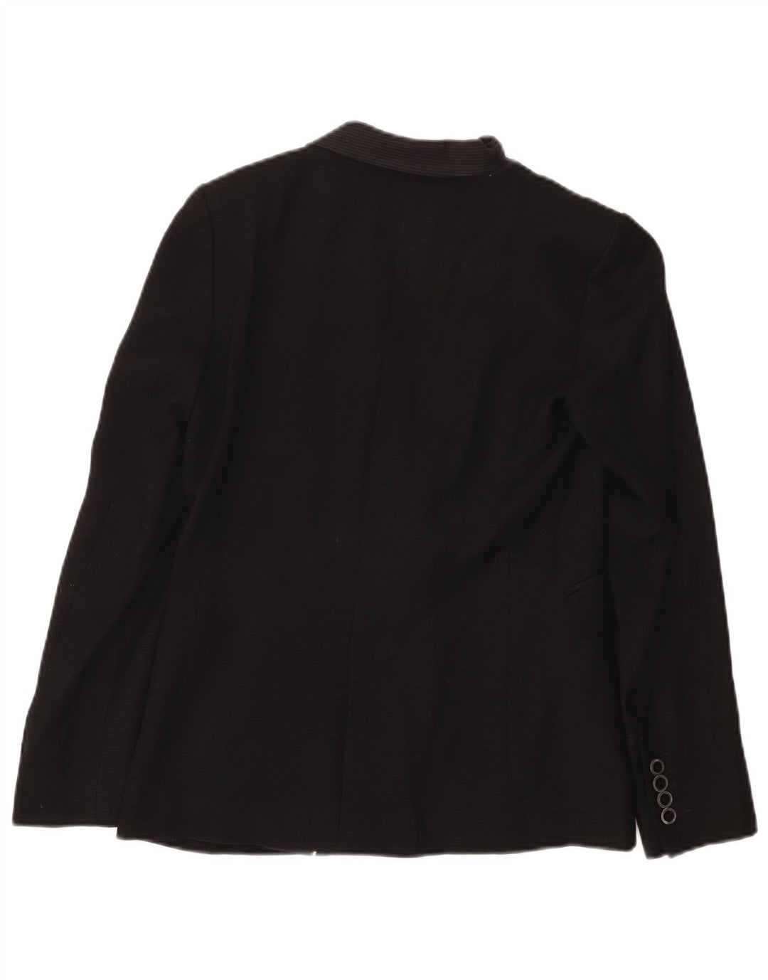 MASSIMO DUTTI Damska marynarka zapinana na 1 guzik EU 36 XS, czarna wełna