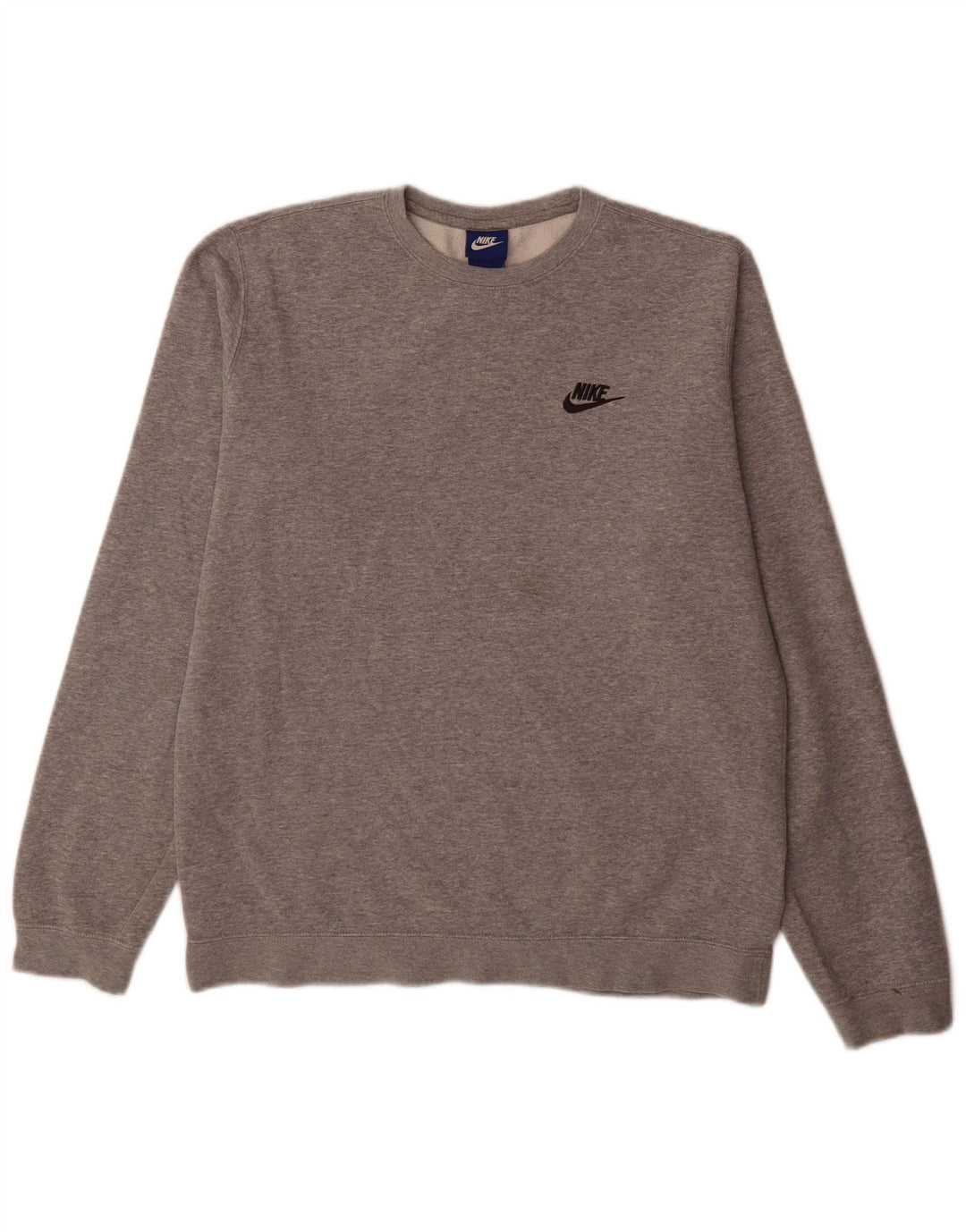 Męska bluza dresowa Nike, średnioszara, bawełniana