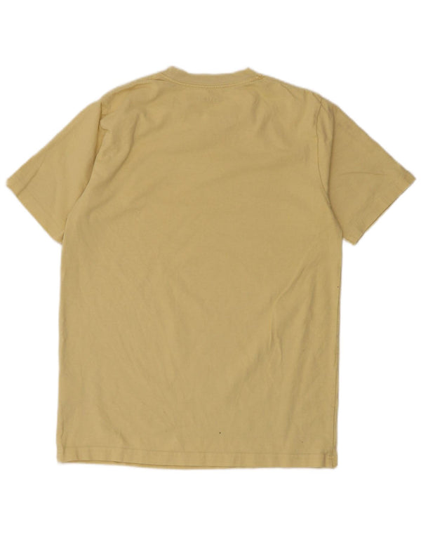 T-shirt męski Carhartt, mały, żółty, bawełniany