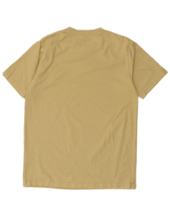 T-shirt męski Carhartt, mały, żółty, bawełniany