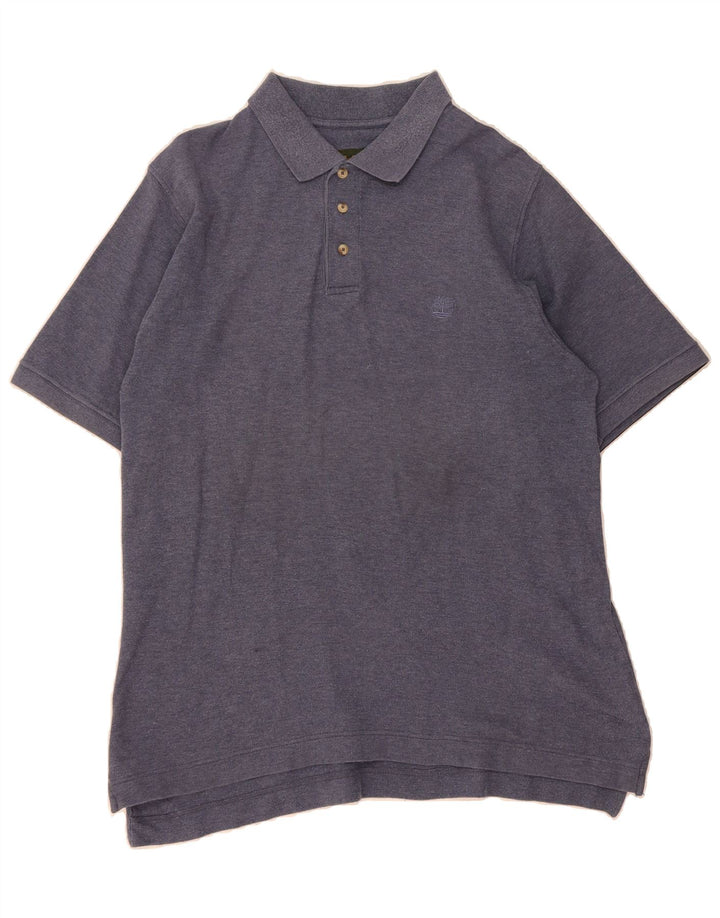 TIMBERLAND Mens Polo Shirt Large Navy Blue Cotton Vintage Timberland and Second-Hand Timberland from Messina Hembry 