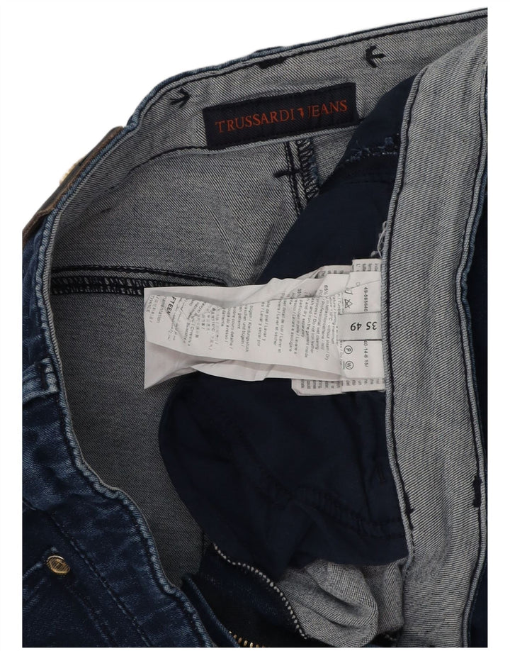 Dżinsy damskie TRUSSARDI IT 49 XL W35 L32 Granatowy poliester