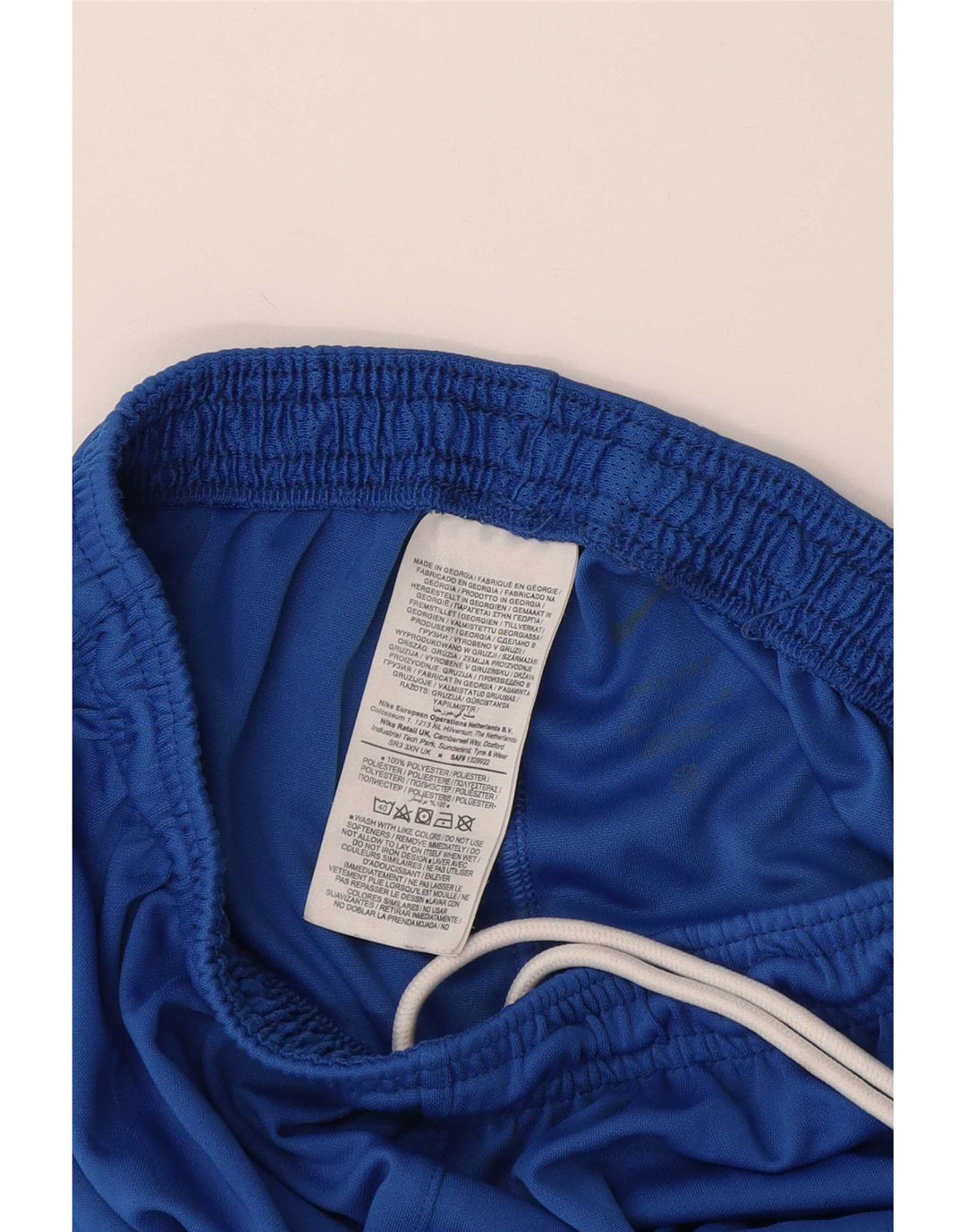 Męskie spodenki sportowe Nike, małe, niebieskie, poliestrowe