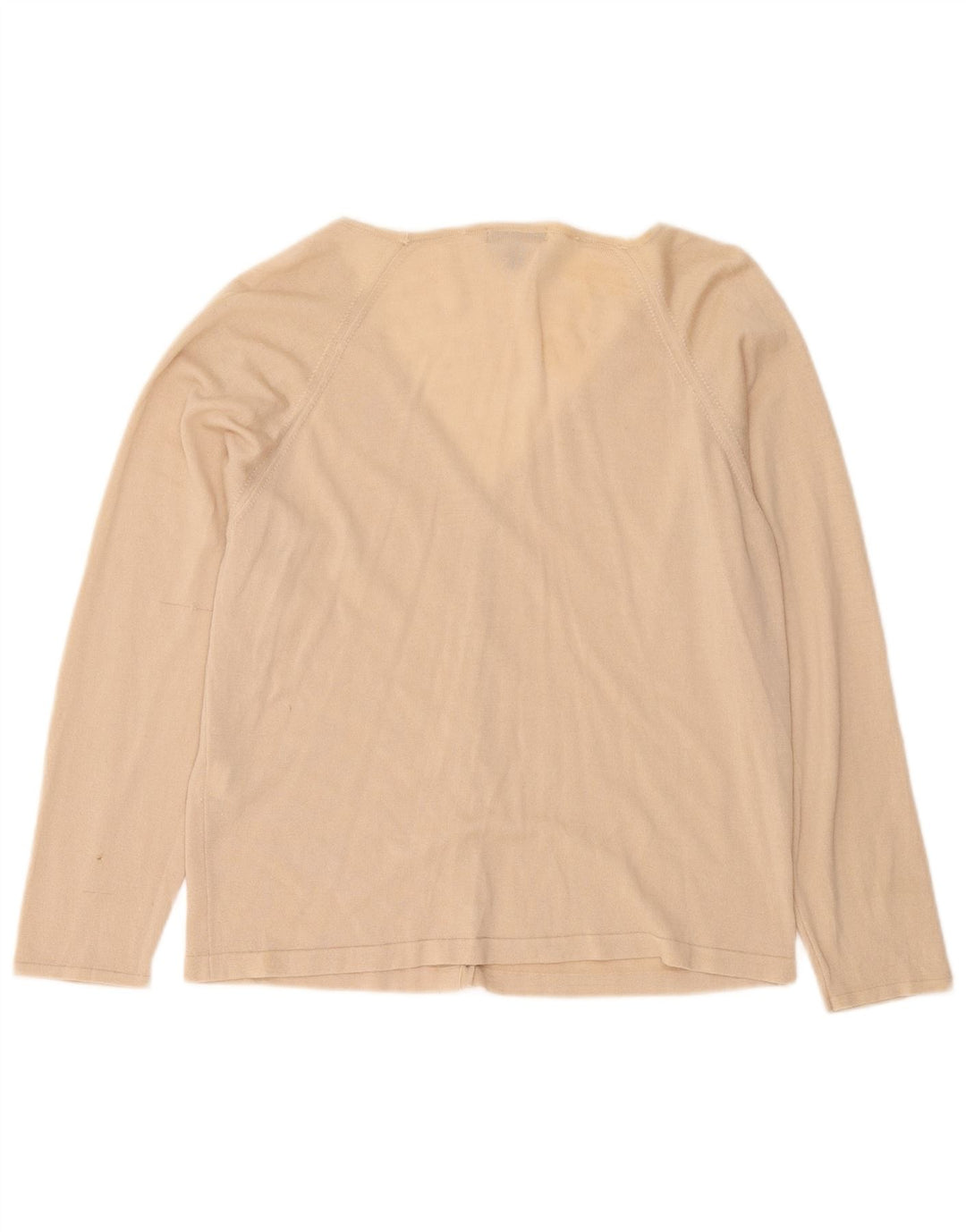 Sweter damski Rohan Cardigan UK 16, duży, beżowy, wełniany