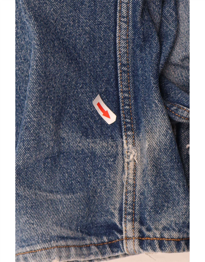 Męskie jeansy Levi's 505 o regularnym kroju W32 L32 Niebieska bawełna