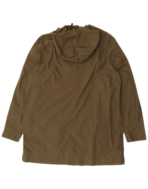 Męska kurtka parka z kapturem Tommy Hilfiger UK 42 XL, bawełna khaki