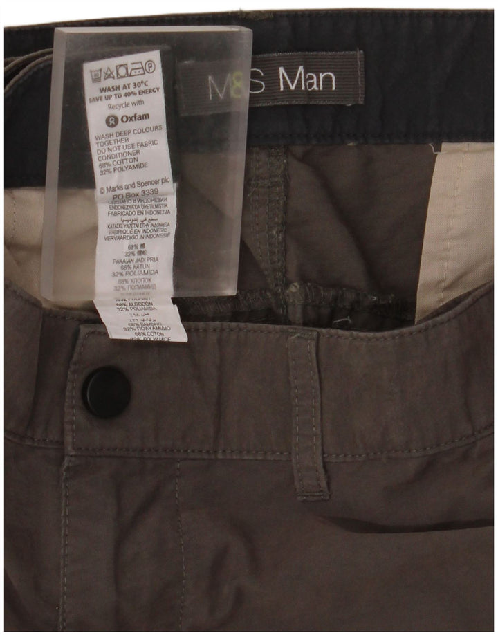 Męskie spodenki cargo Marks & Spencer W42 2XL Szara bawełna