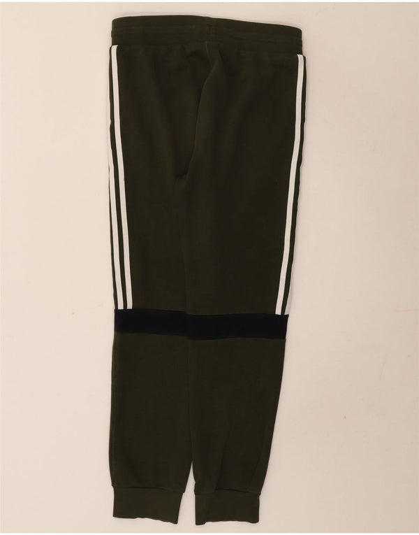 Adidas Chłopięce Spodnie Dresowe Joggery 13-14 Lat Khaki Bawełna