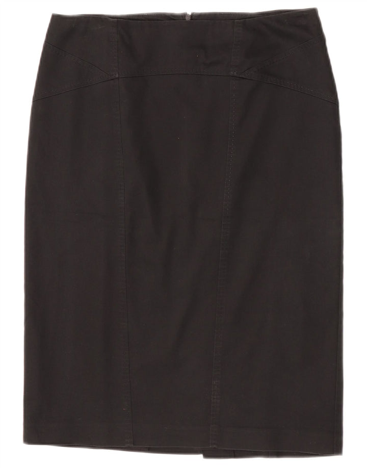 Damska spódnica ołówkowa Oasis UK 12 Medium W30 Czarna bawełna