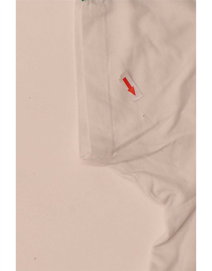 Męski T-shirt z grafiką Ellesse, mały, biały, bawełniany