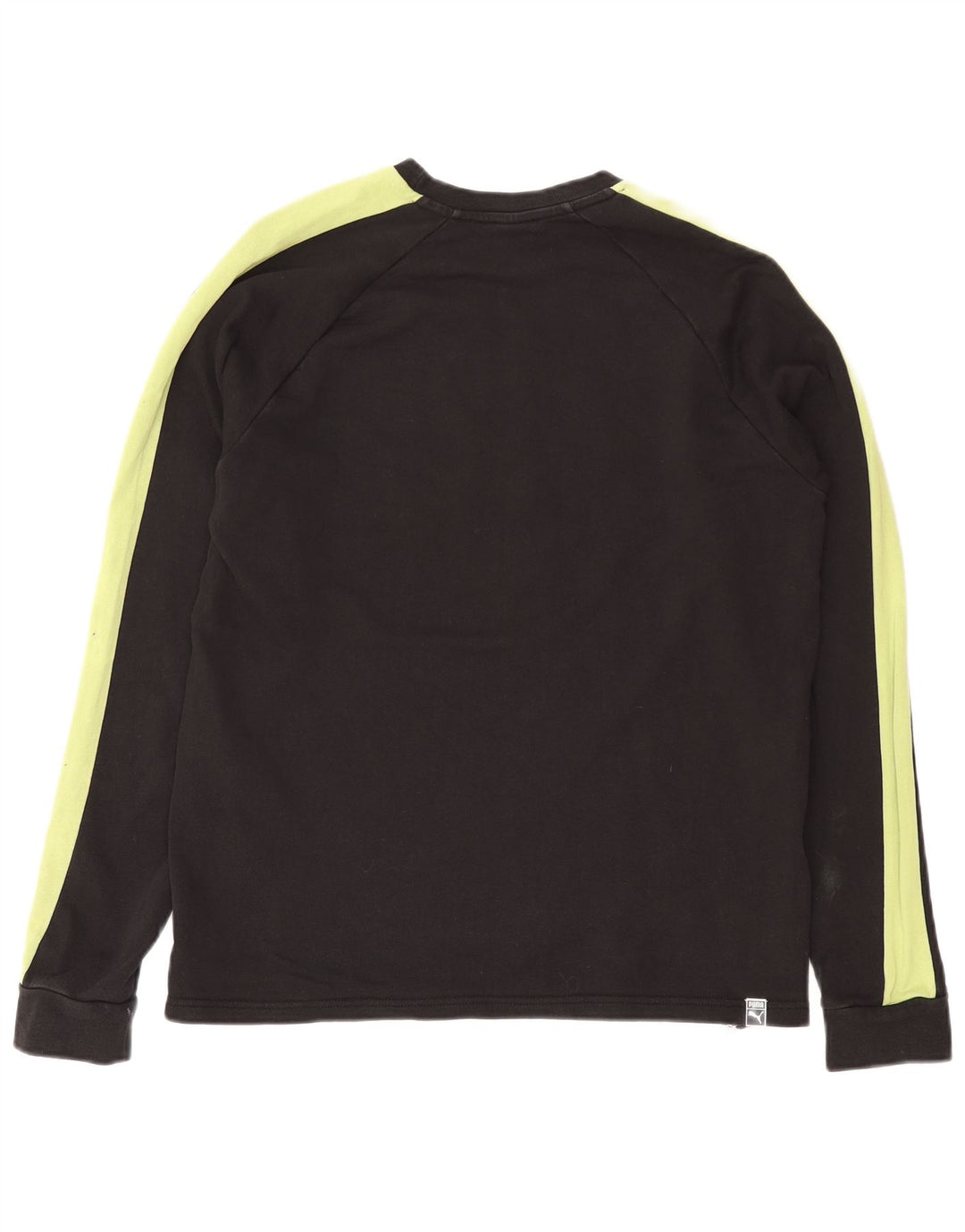 Damska bluza Puma Jumper UK 14 Średnia czarna bawełna z blokami kolorów