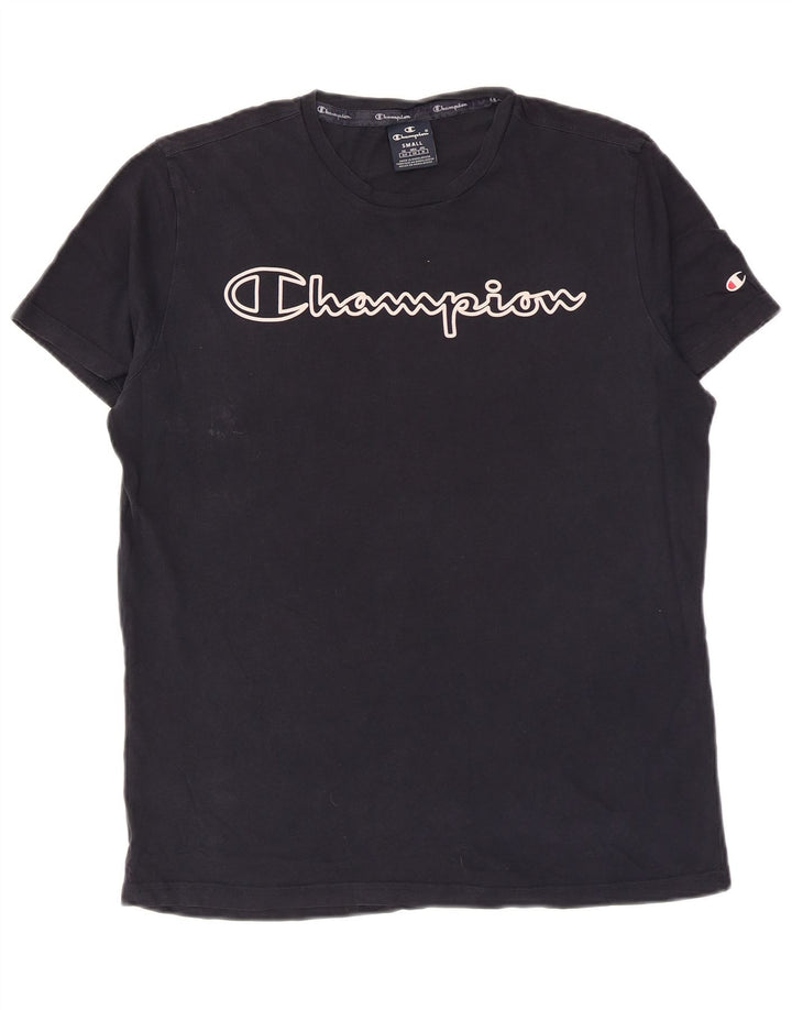 Męski T-shirt Champion z grafiką, mały, granatowy