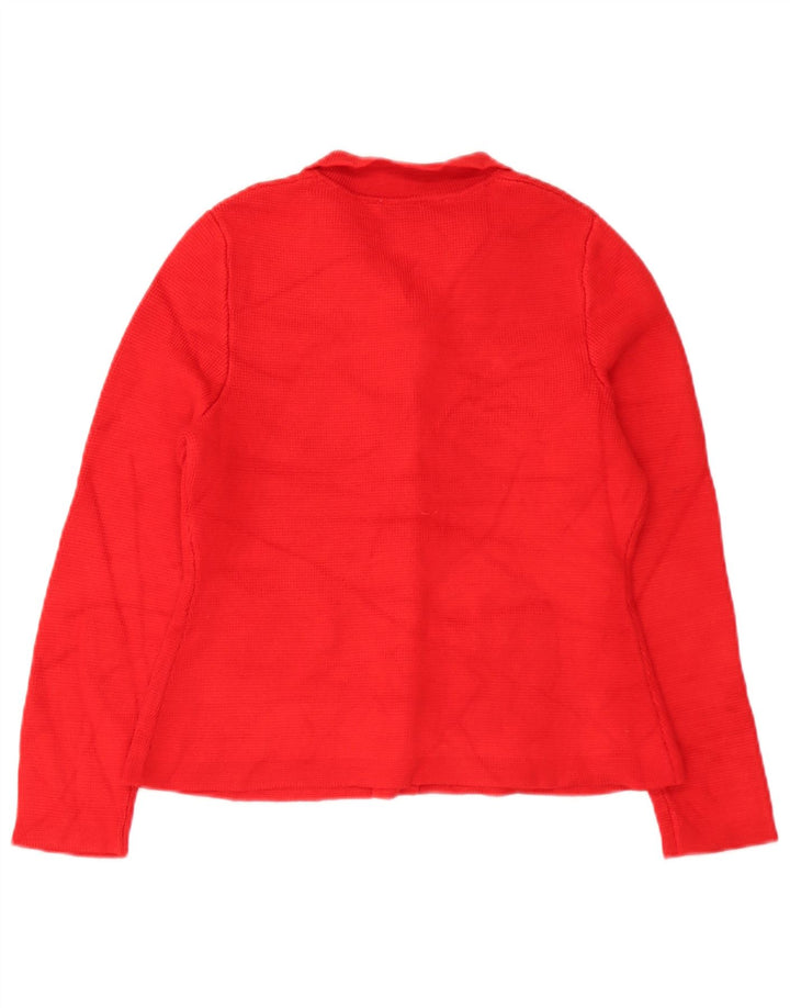 Sweter damski Zara UK 12, średni czerwony, wiskoza