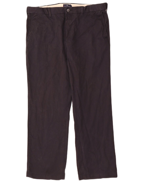 Męskie spodnie chino Marks & Spencer Blue Harbor Straight W36 L29 granatowe