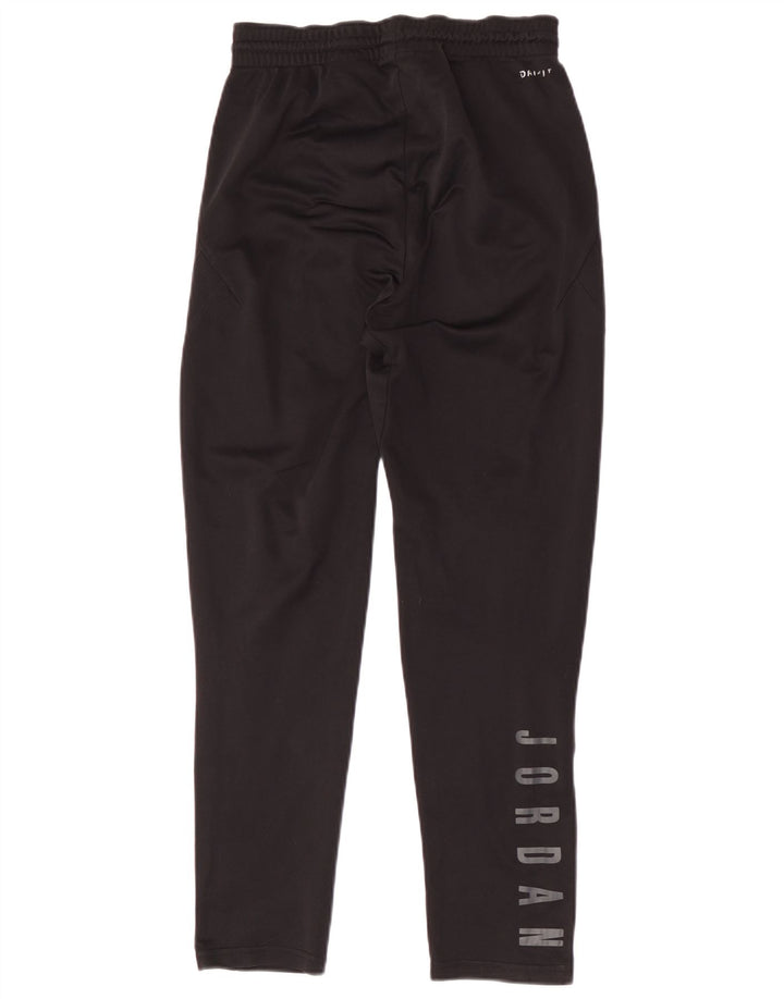Chłopięce spodnie dresowe Jordan Dri Fit na 12-13 lat, duże, czarne, poliestrowe