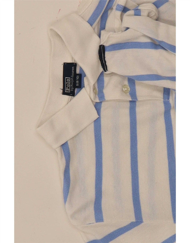 Koszulka Polo Ralph Lauren chłopięca 7-8 lat, mała, w białe paski