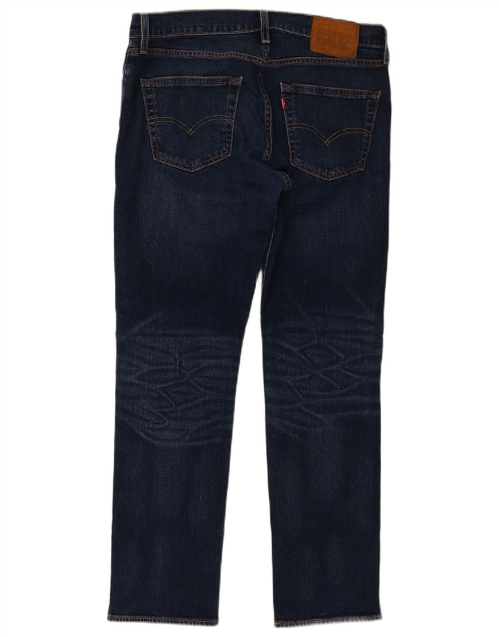 Męskie jeansy Levi's 511 Slim W32 L30 Granatowa bawełna