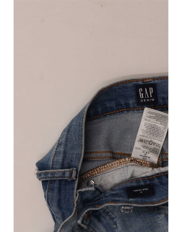 Damskie jeansy skinny Gap W26 L30 Niebieskie, bawełniane