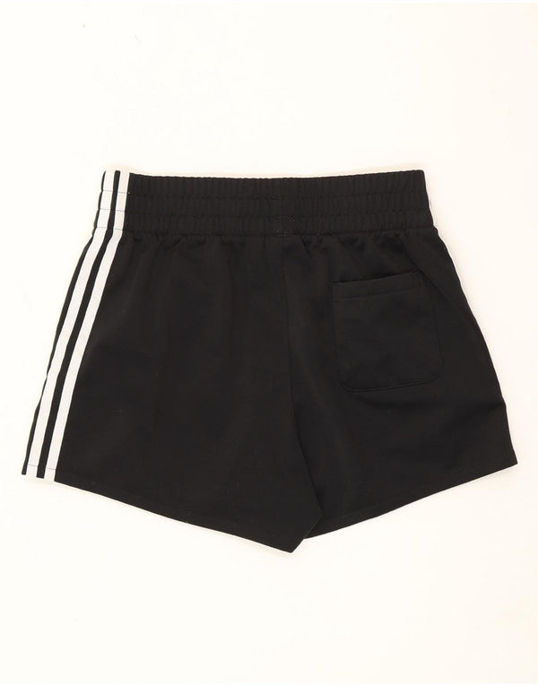 Damskie spodenki sportowe Adidas UK 10, małe, czarne, poliestrowe