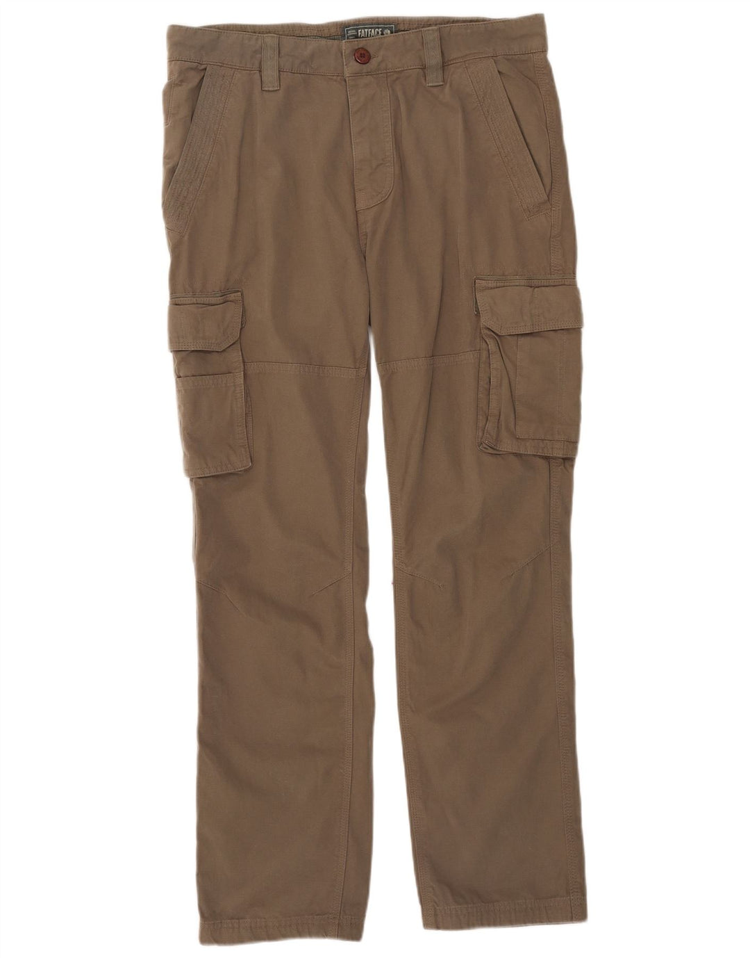Męskie spodnie cargo Fat Face W34 L31 Khaki