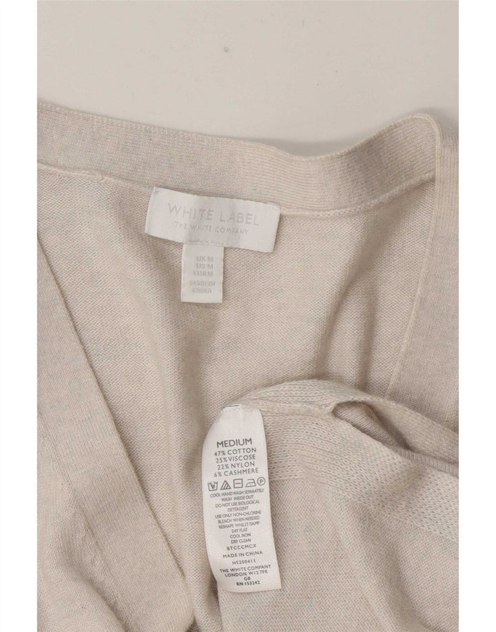 Damski sweter oversize bez rękawów White Label UK 14 Medium Off