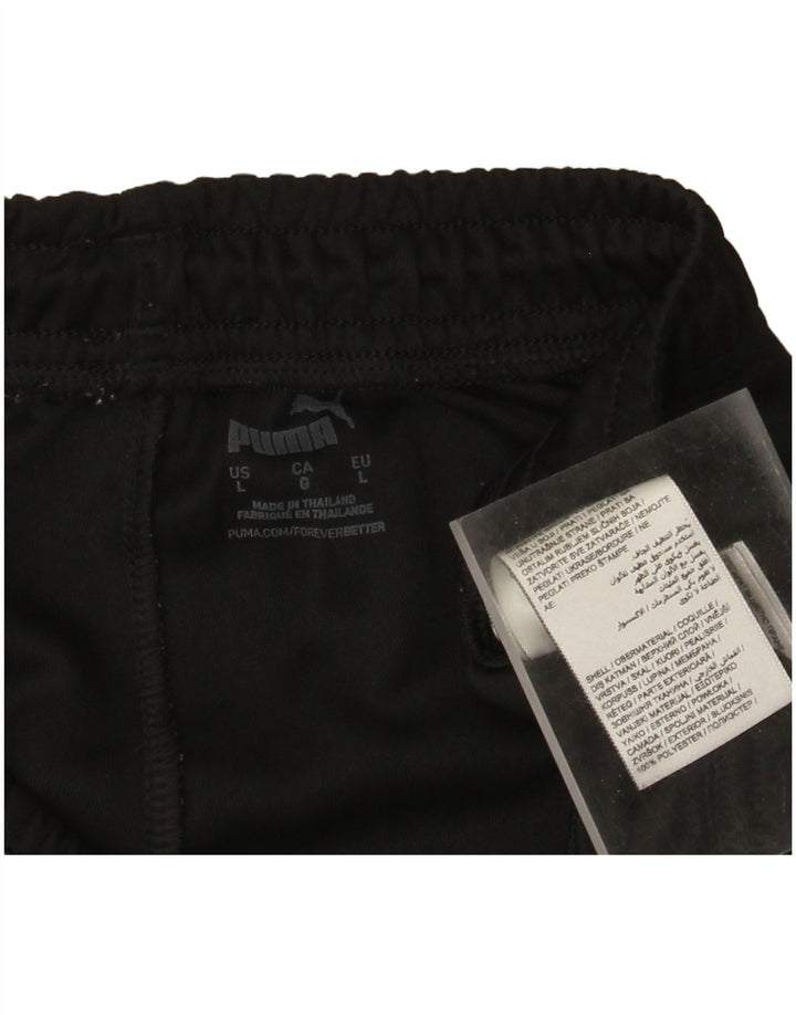 Męskie spodnie dresowe Puma Joggery, duże, czarne, poliestrowe