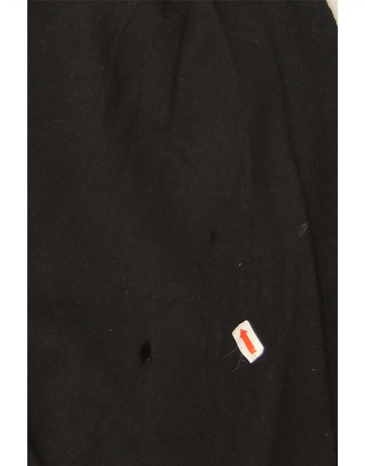 Cos Damski sweter oversize z otwartym kardiganem UK 6 XS, czarna wełna