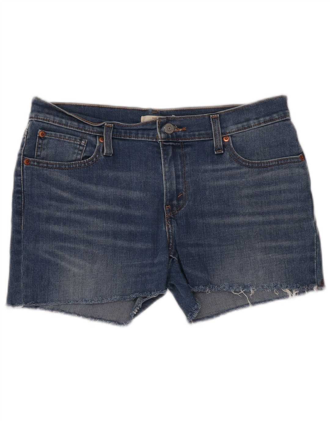 Damskie spodenki jeansowe Levi's W29 Średni niebieski, bawełniany