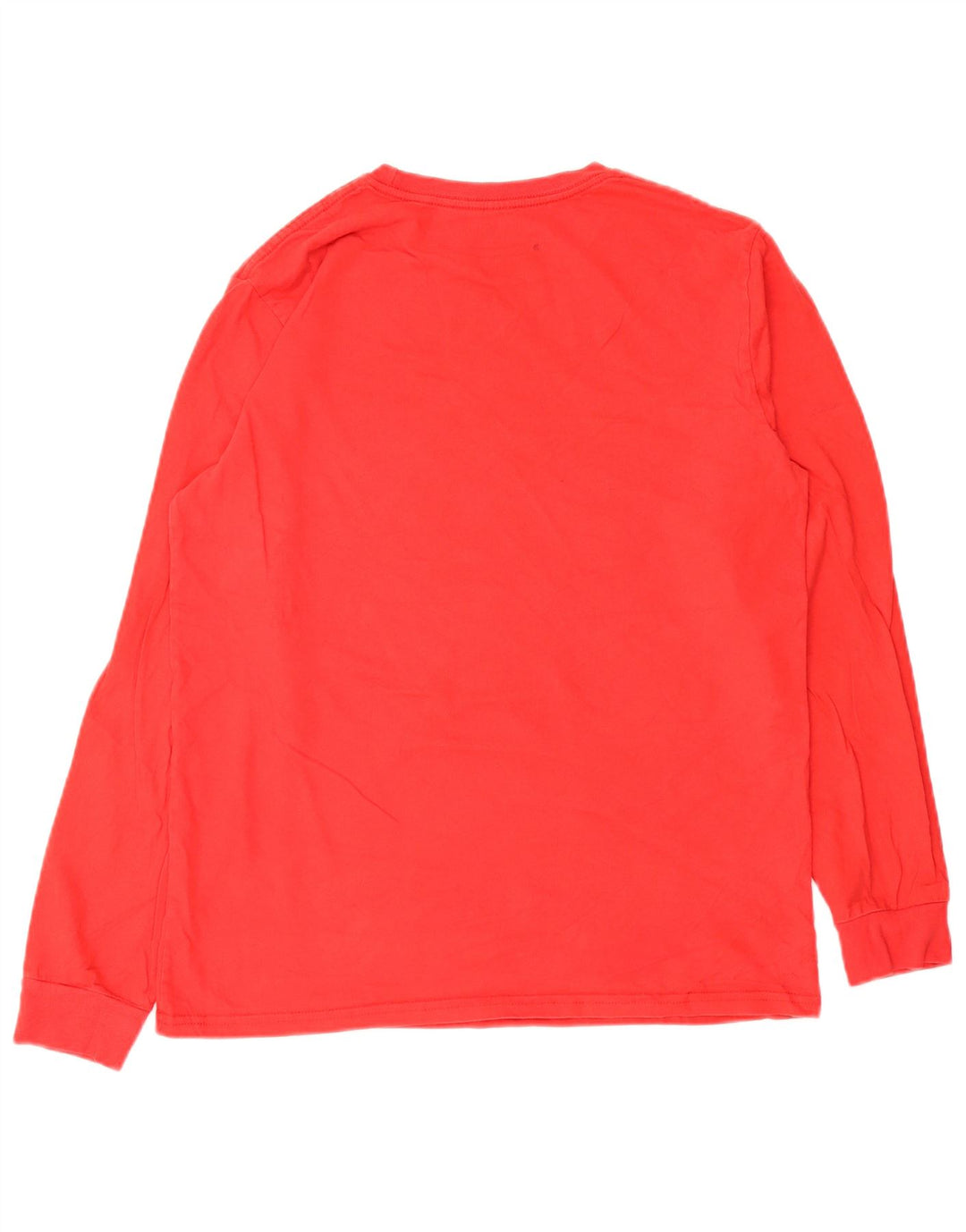 Męski T-shirt z grafiką Volcom z długim rękawem, duży, czerwony, bawełniany