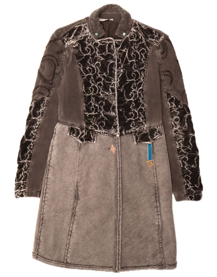 Płaszcz damski Elisa Cavaletti UK 10 Small Grey Paisley