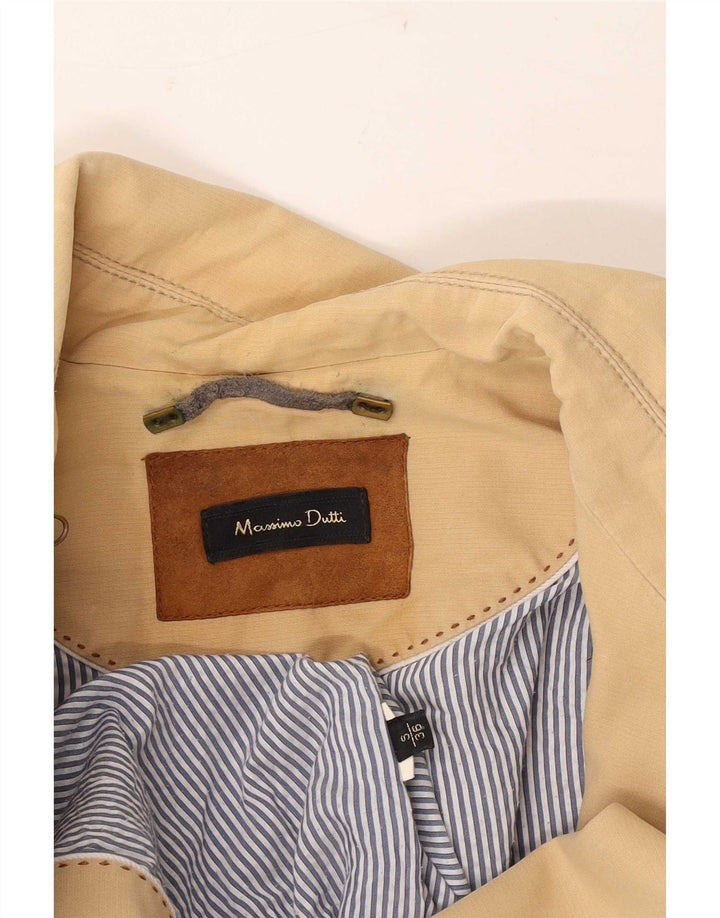 Trencz damski Massimo Dutti UK 10 mały beż