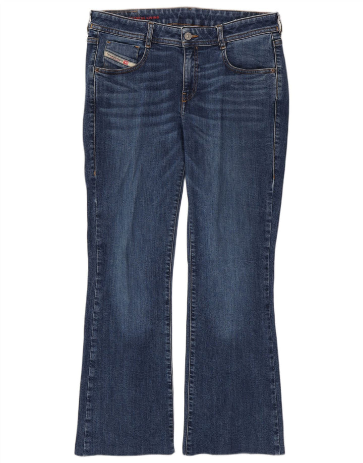 DIESEL Damskie jeansy Bootcut W30 L28 Granatowe, bawełniane