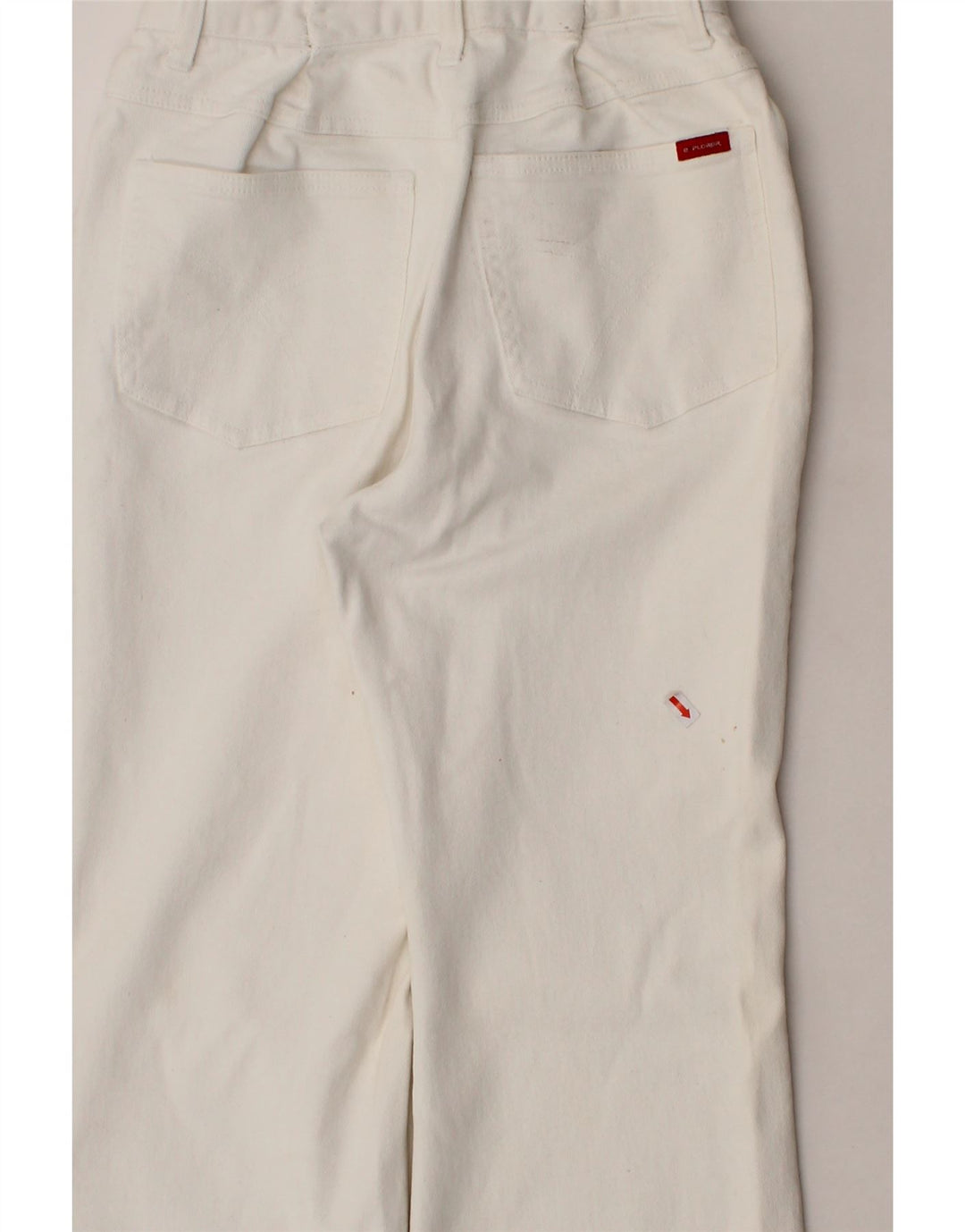 EXPLORER Girls Bootcut Jeans 11-12 Years W22 L32 White Cotton Vintage Explorer and Second-Hand Explorer from Messina Hembry 