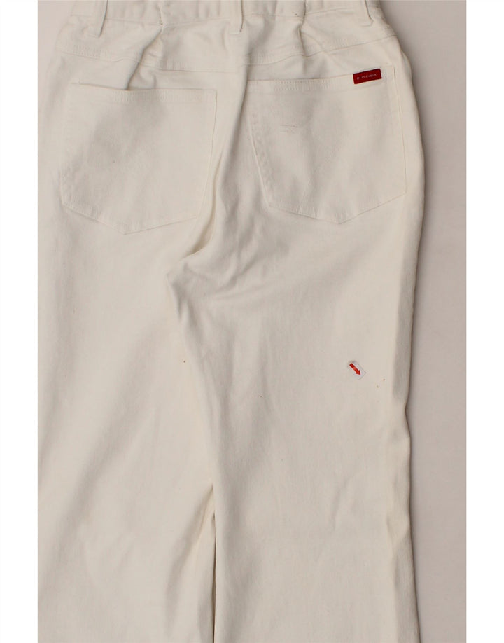 EXPLORER Girls Bootcut Jeans 11-12 Years W22 L32 White Cotton Vintage Explorer and Second-Hand Explorer from Messina Hembry 