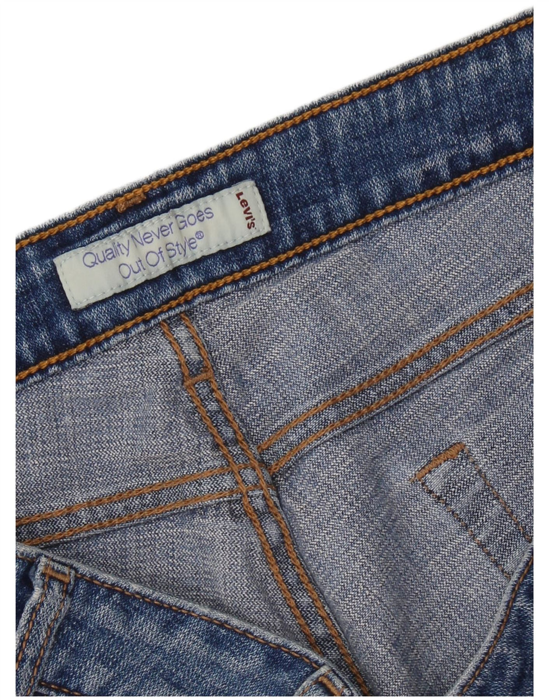 Damskie spodenki jeansowe LEVI'S W36 XL Niebieskie