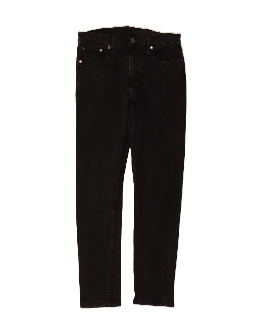 LEVI'S Womens 512 Slim Tapered Jeans W30 L29 Black Cotton Vintage Levi's and Second-Hand Levi's from Messina Hembry 