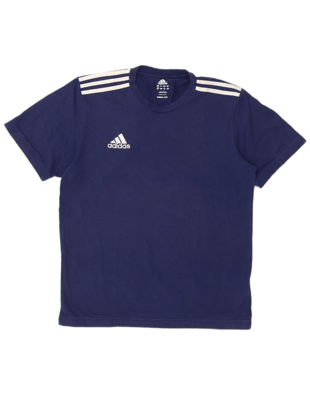 T-shirt męski ADIDAS Top UK 38/40 Średni granatowy, bawełniany