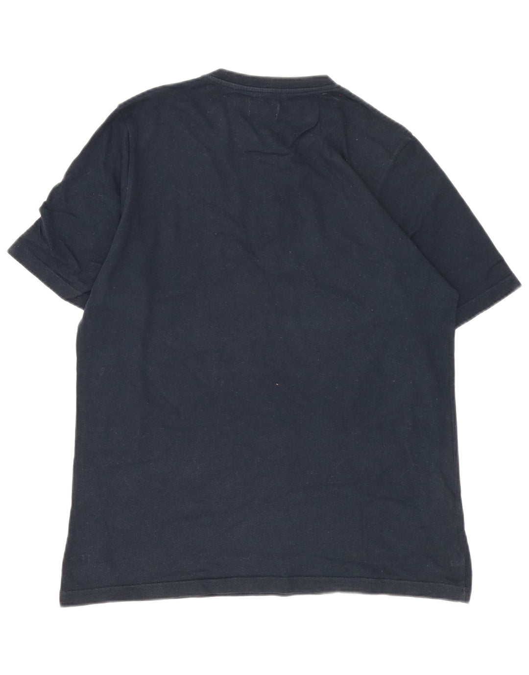 Męski T-shirt z grafiką Kappa, duży, granatowy, bawełniany