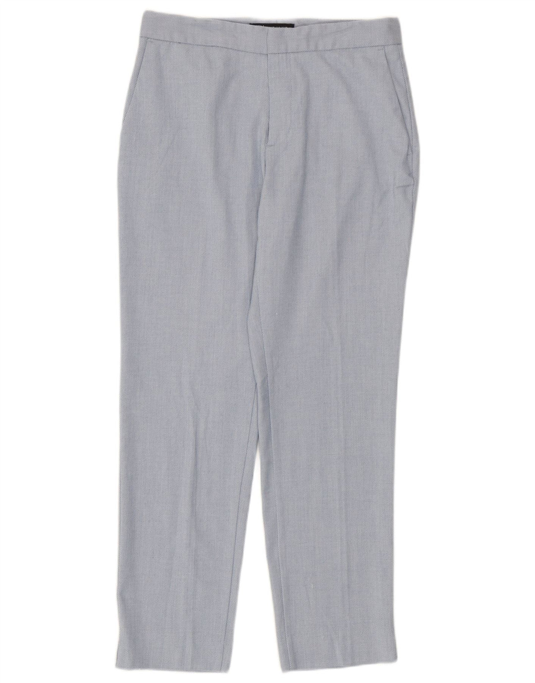 Damskie proste spodnie chino Zara EU 38 Small W28 L27 Niebieski poliester