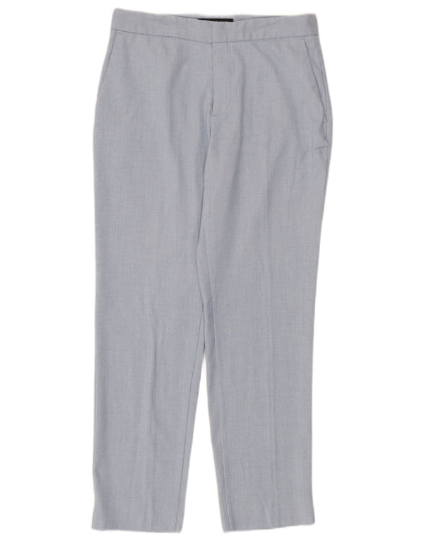 Damskie proste spodnie chino Zara EU 38 Small W28 L27 Niebieski poliester