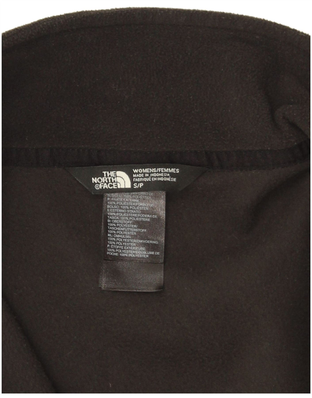 Damska kurtka polarowa THE NORTH FACE UK 10, mała, czarna, z poliestru