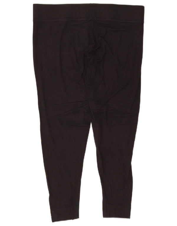 Damskie legginsy Capri Marks & Spencer UK 18 XL, czarna wiskoza