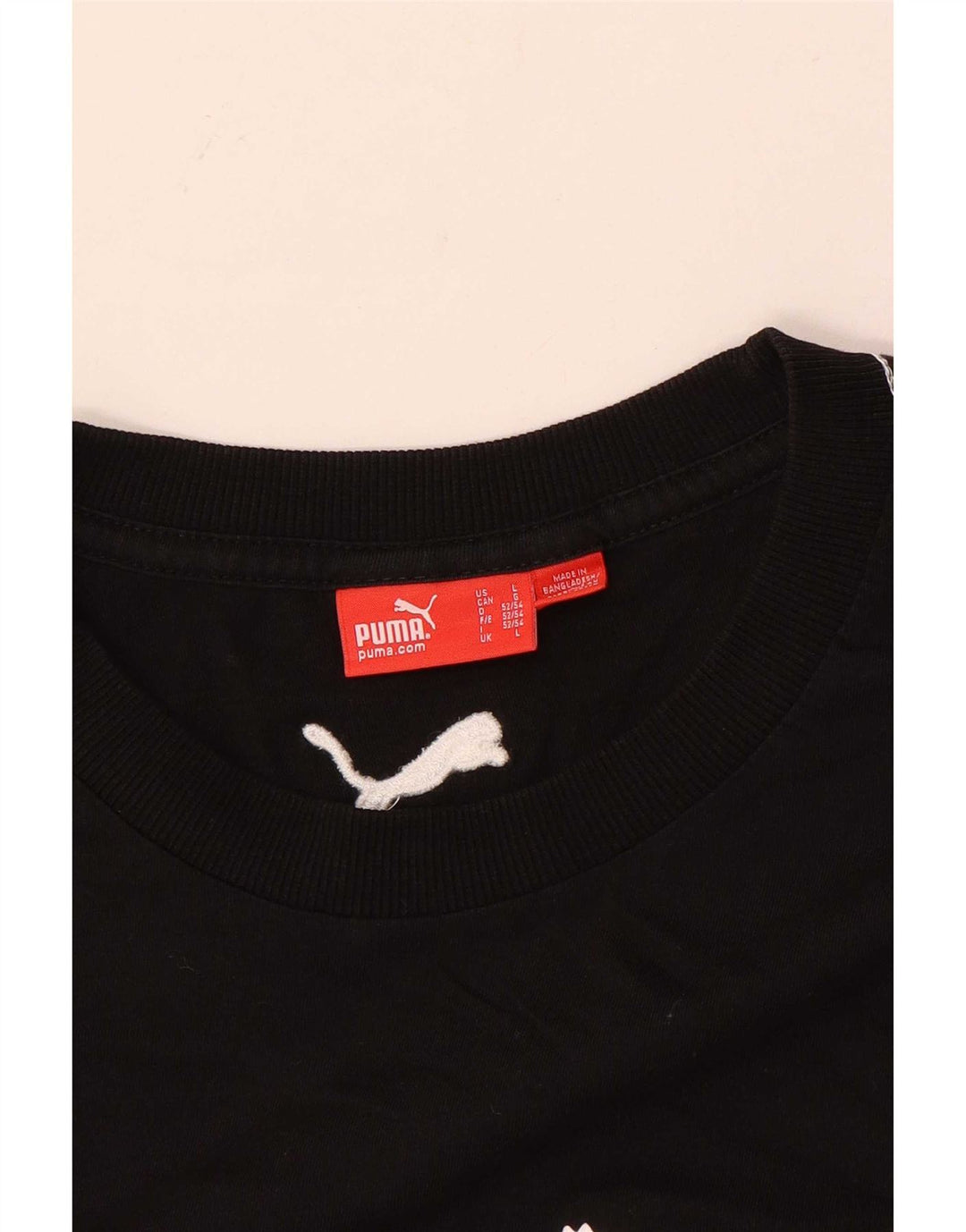 Męski T-shirt z grafiką Puma, duży, czarny