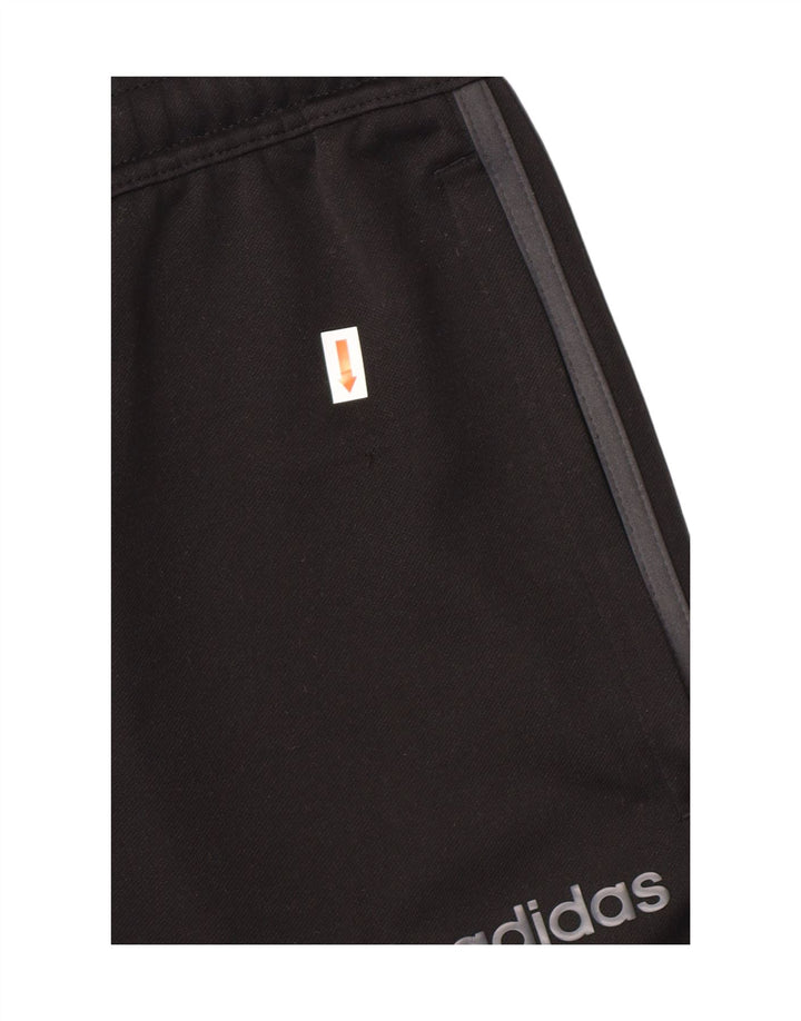 Męskie spodnie dresowe ADIDAS Climalite, małe, czarne, poliestrowe