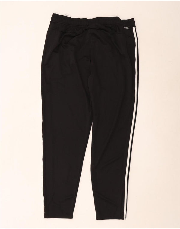 Męskie spodnie dresowe Adidas XL, czarne, poliestrowe, sportowe