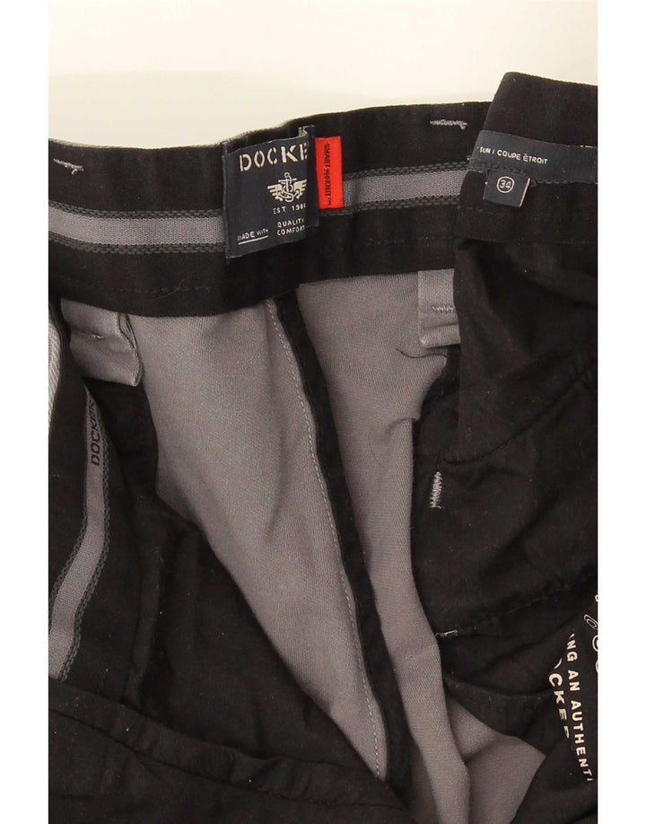 Męskie spodnie typu slim chino Dockers W34 L31 szara bawełna