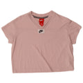 Damski t-shirt Nike o krótkim kroju, UK 6 XS, różowy poliester