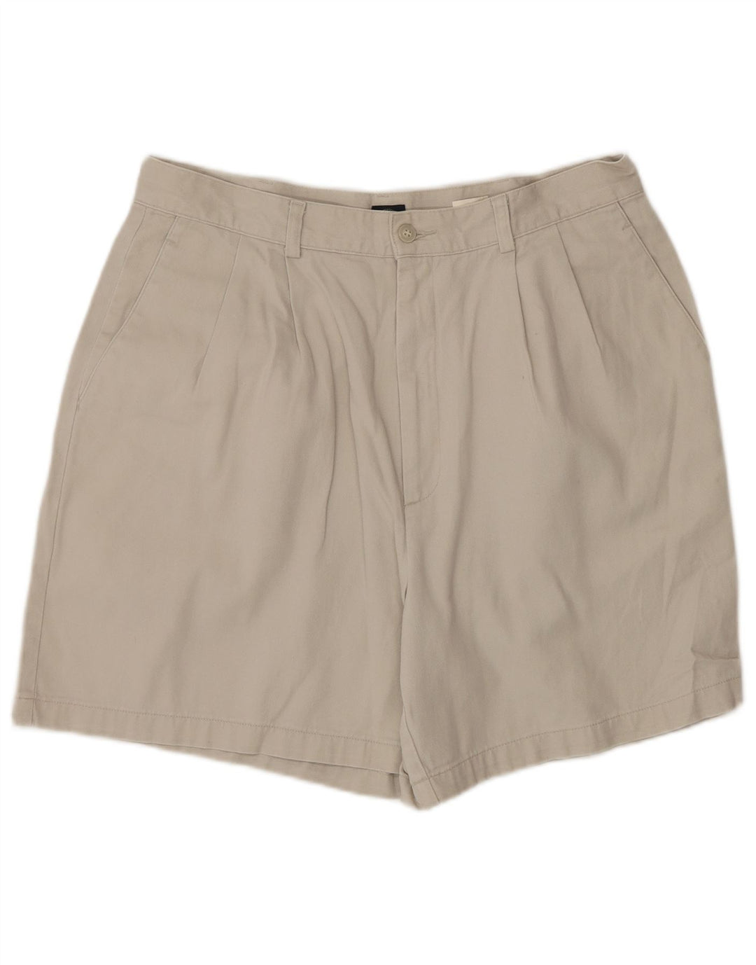 Męskie spodenki chino DOCKERS w kolorze khaki W34, duże, beżowe, bawełniane