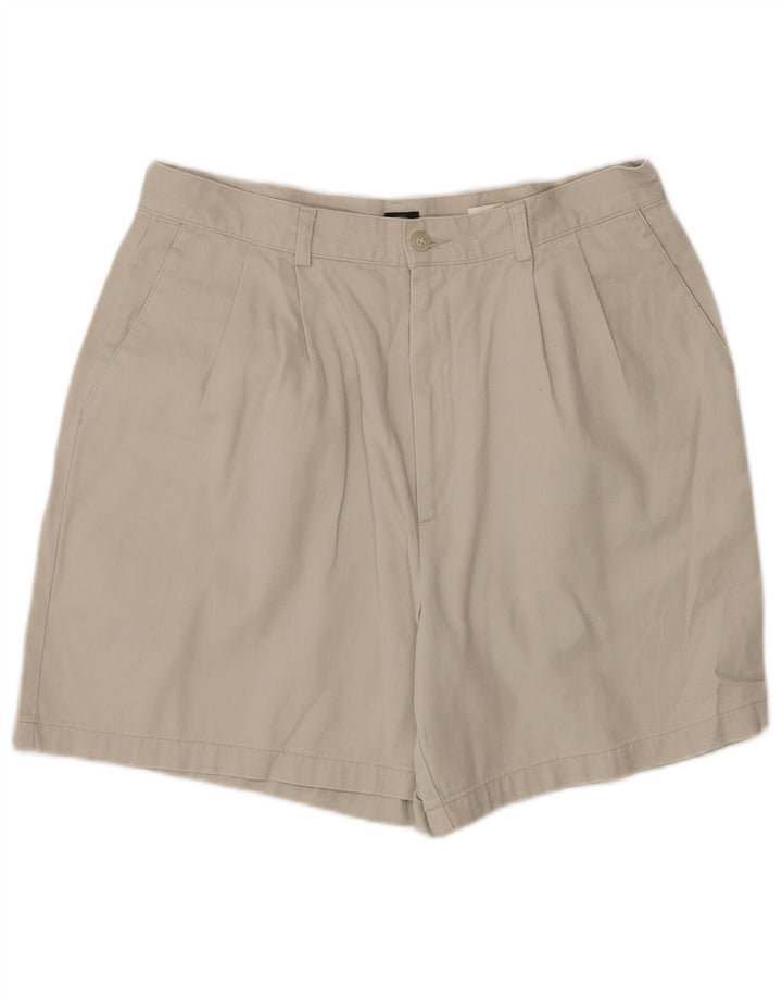 Męskie spodenki chino DOCKERS w kolorze khaki W34, duże, beżowe, bawełniane